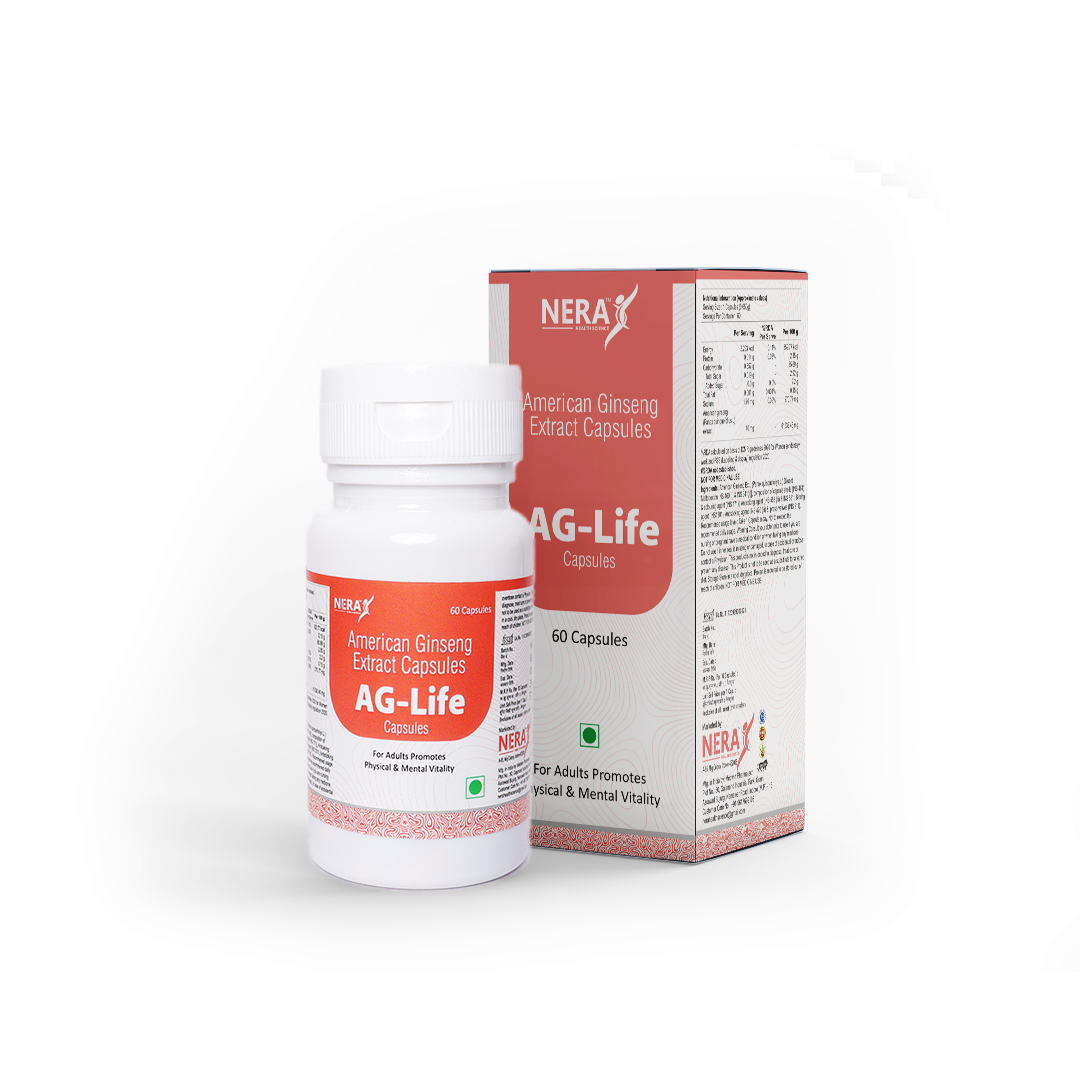 AG life (American Ginseng Extract Capsules): For Your Physical & Mental Vitality